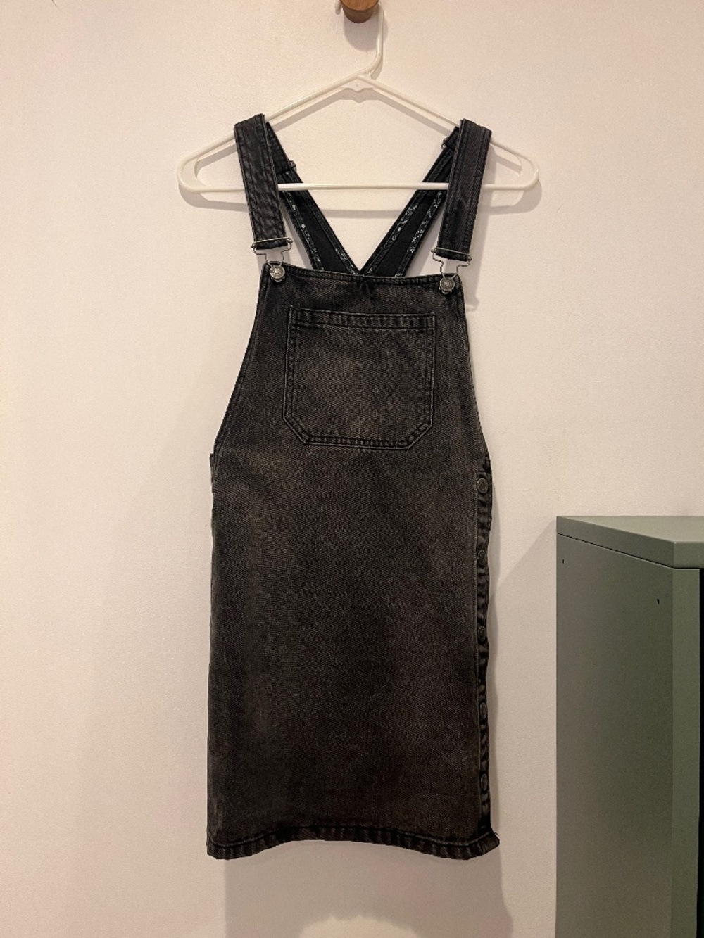 Free People Denim Skirtall Overalls